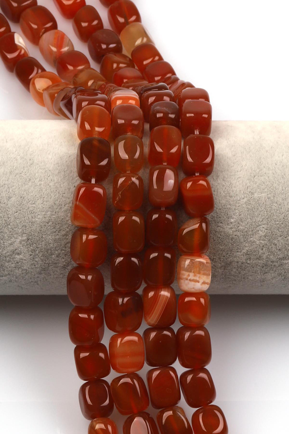 Akik Doğaltaş Dizi 9 x 12 mm Özel Kesim