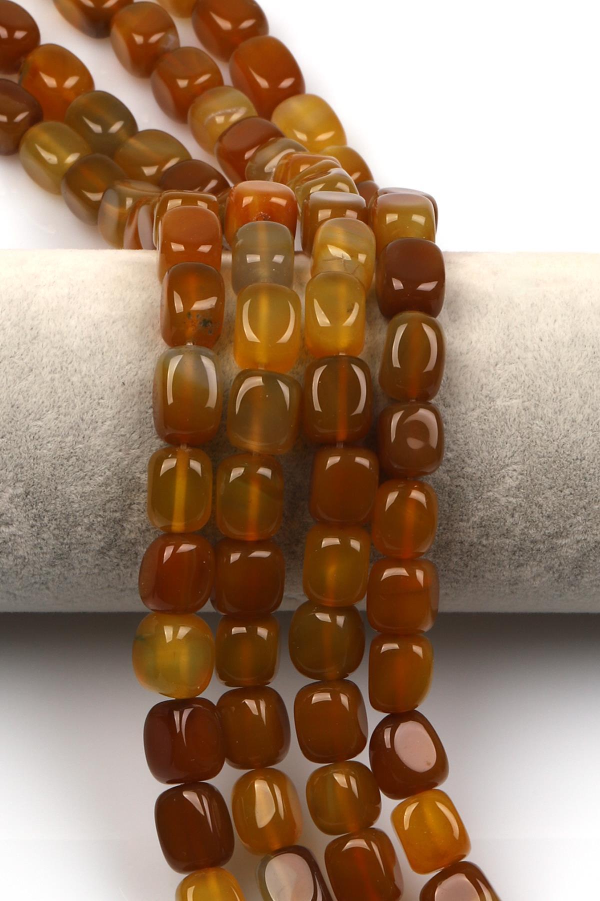 Akik Doğaltaş Dizi 9 x 12 mm Özel Kesim