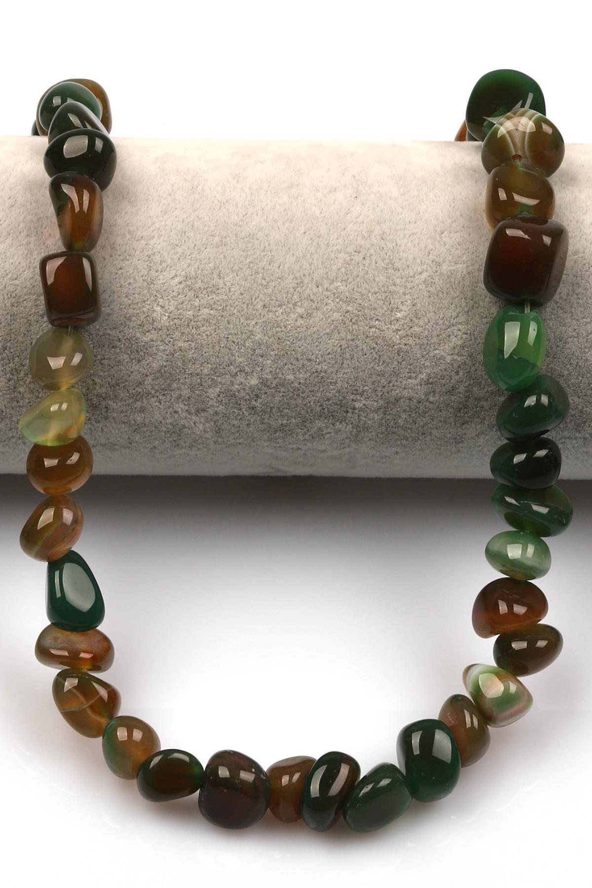 Akik Doğaltaş Dizi 9 x 13 mm Özel Kesim