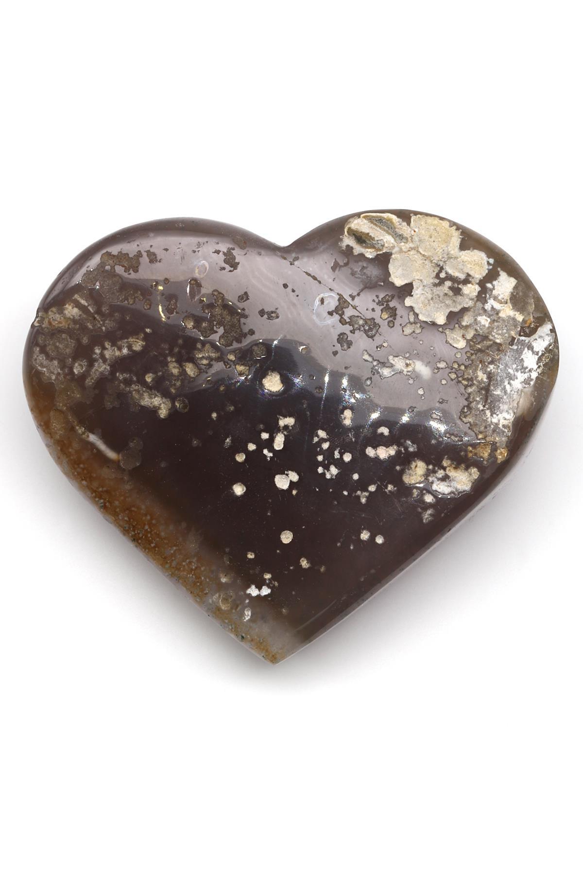 Ametist Doğal Taş Kalp