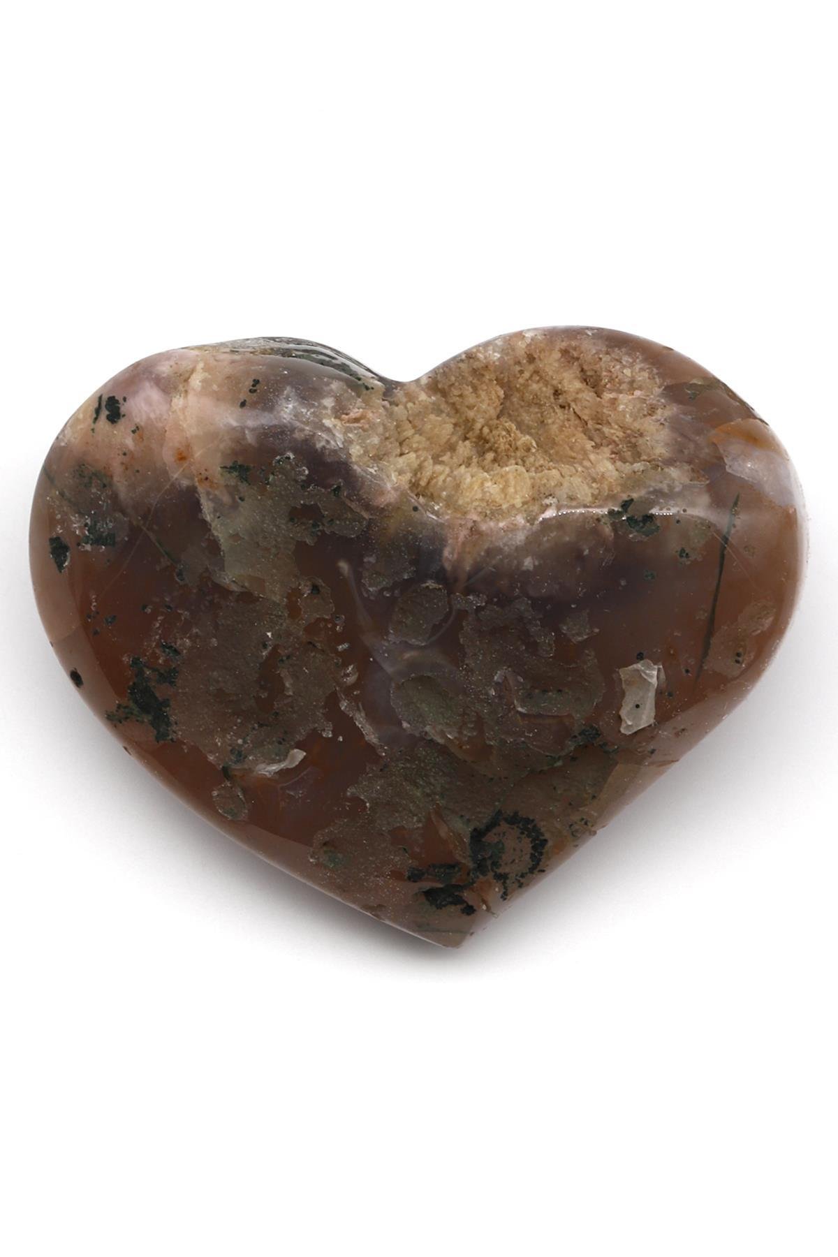 Ametist Doğal Taş Kalp