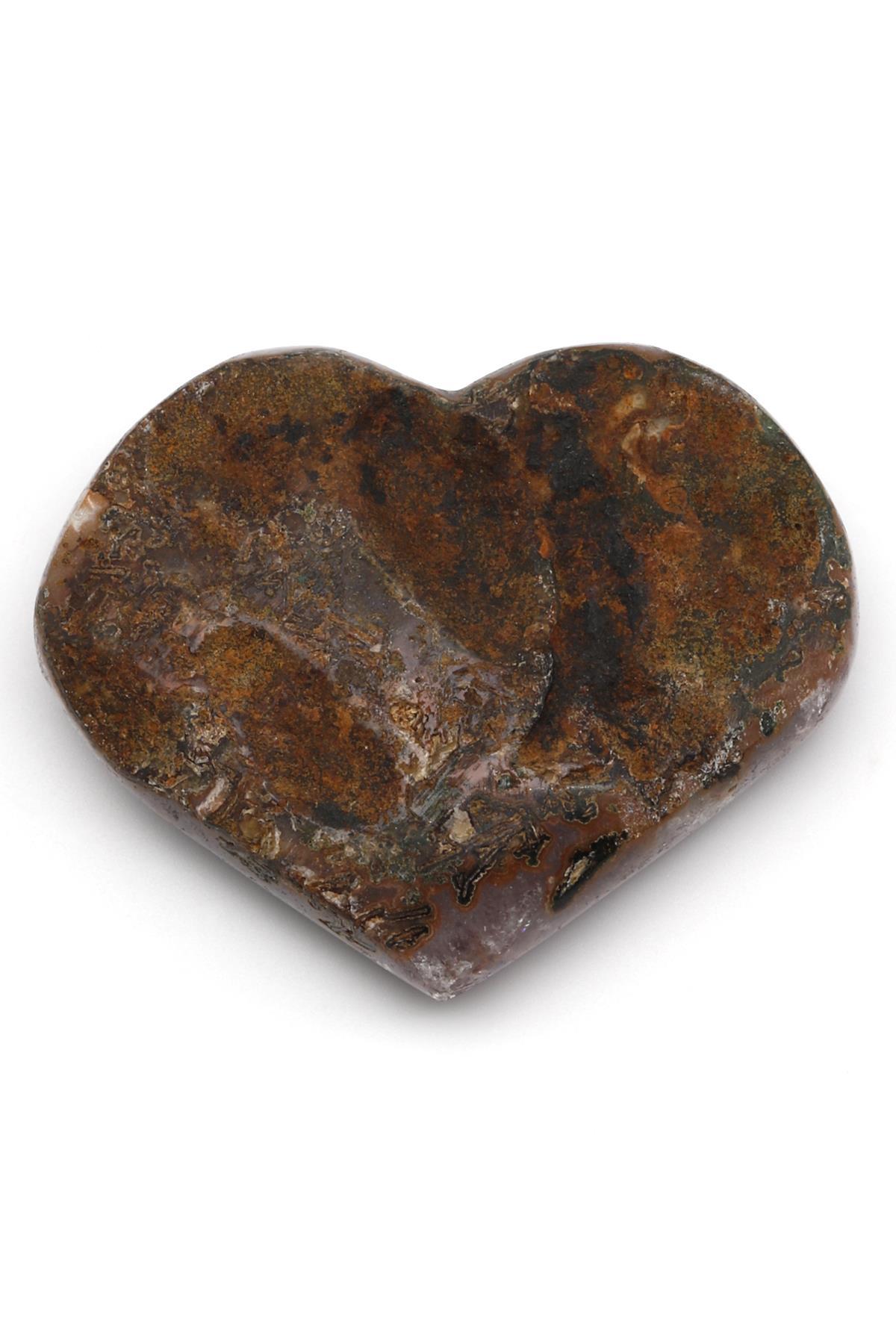 Ametist Doğal Taş Kalp