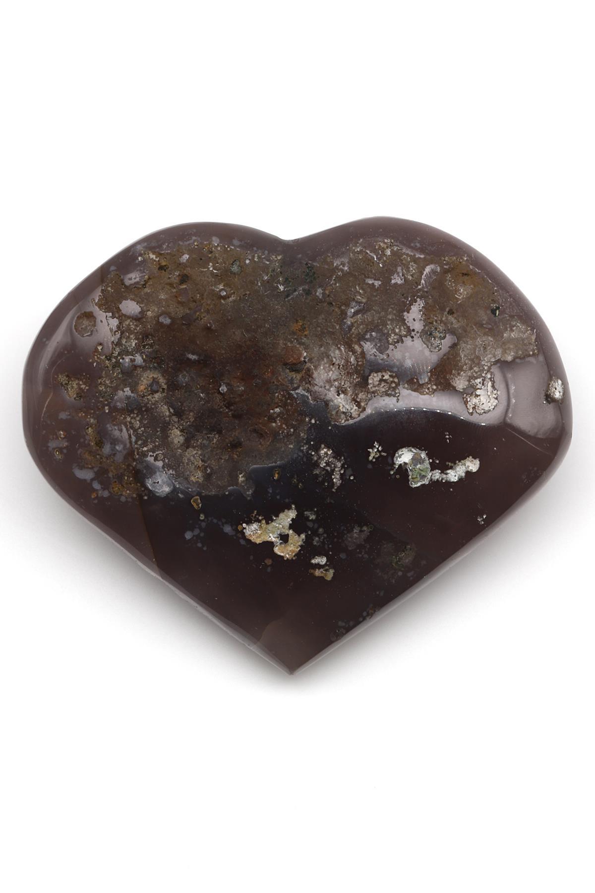 Ametist Doğal Taş Kalp