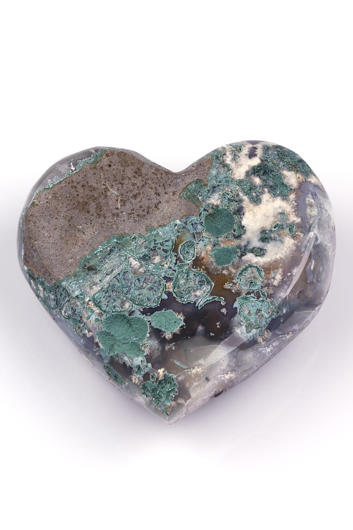 Ametist Doğal Taş Kalp Parça