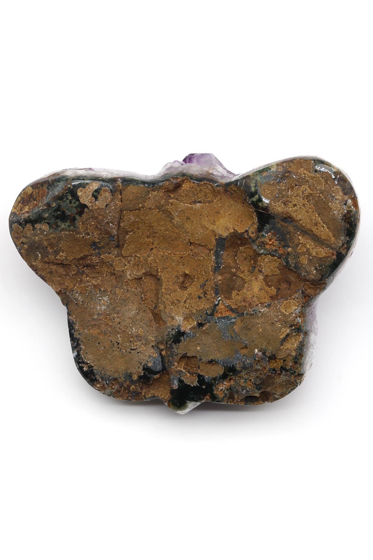 Ametist Doğal Taş Kelebek