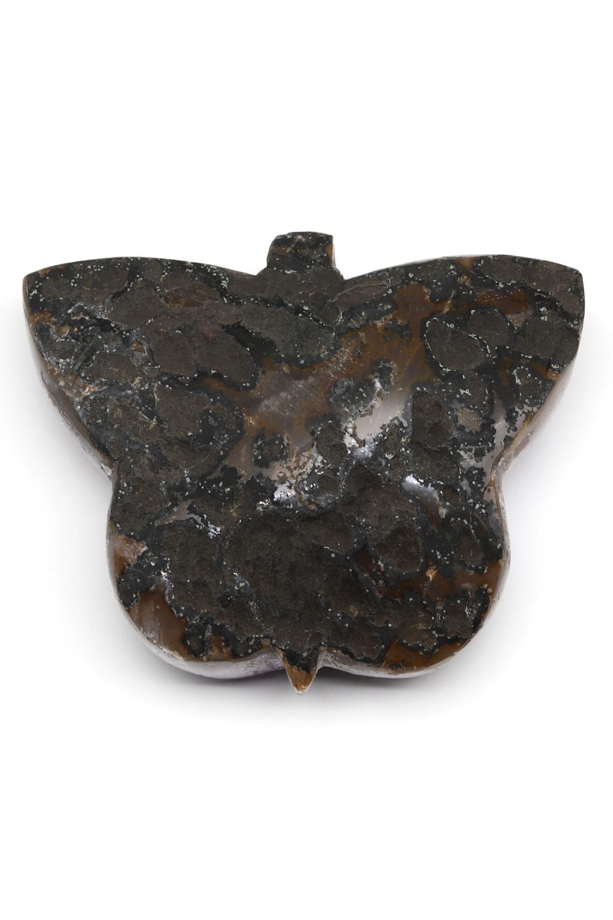 Ametist Doğal Taş Kelebek