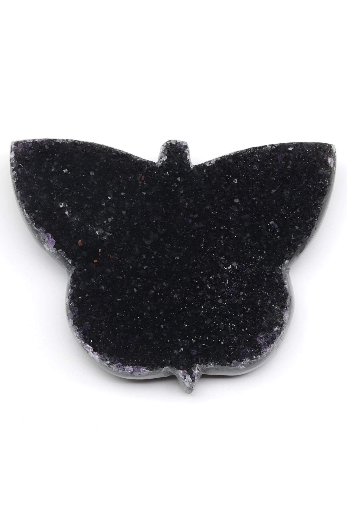 Ametist Doğal Taş Kelebek