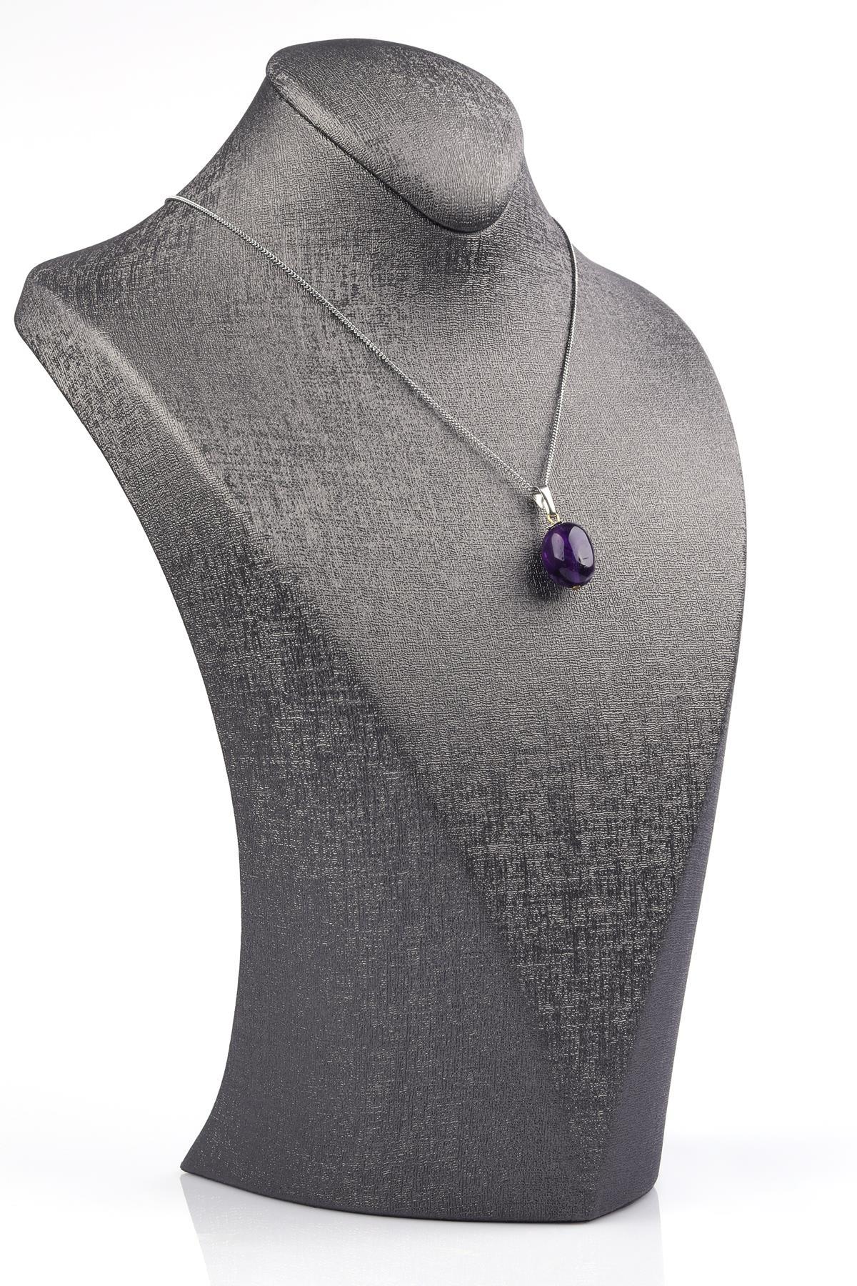 Ametist Doğal Taş Kolye