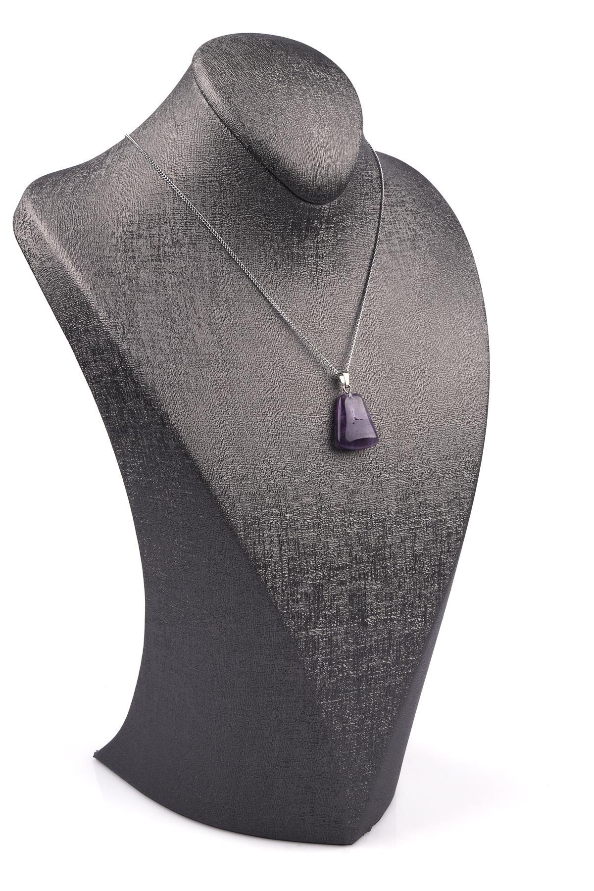 Ametist Doğal Taş Kolye