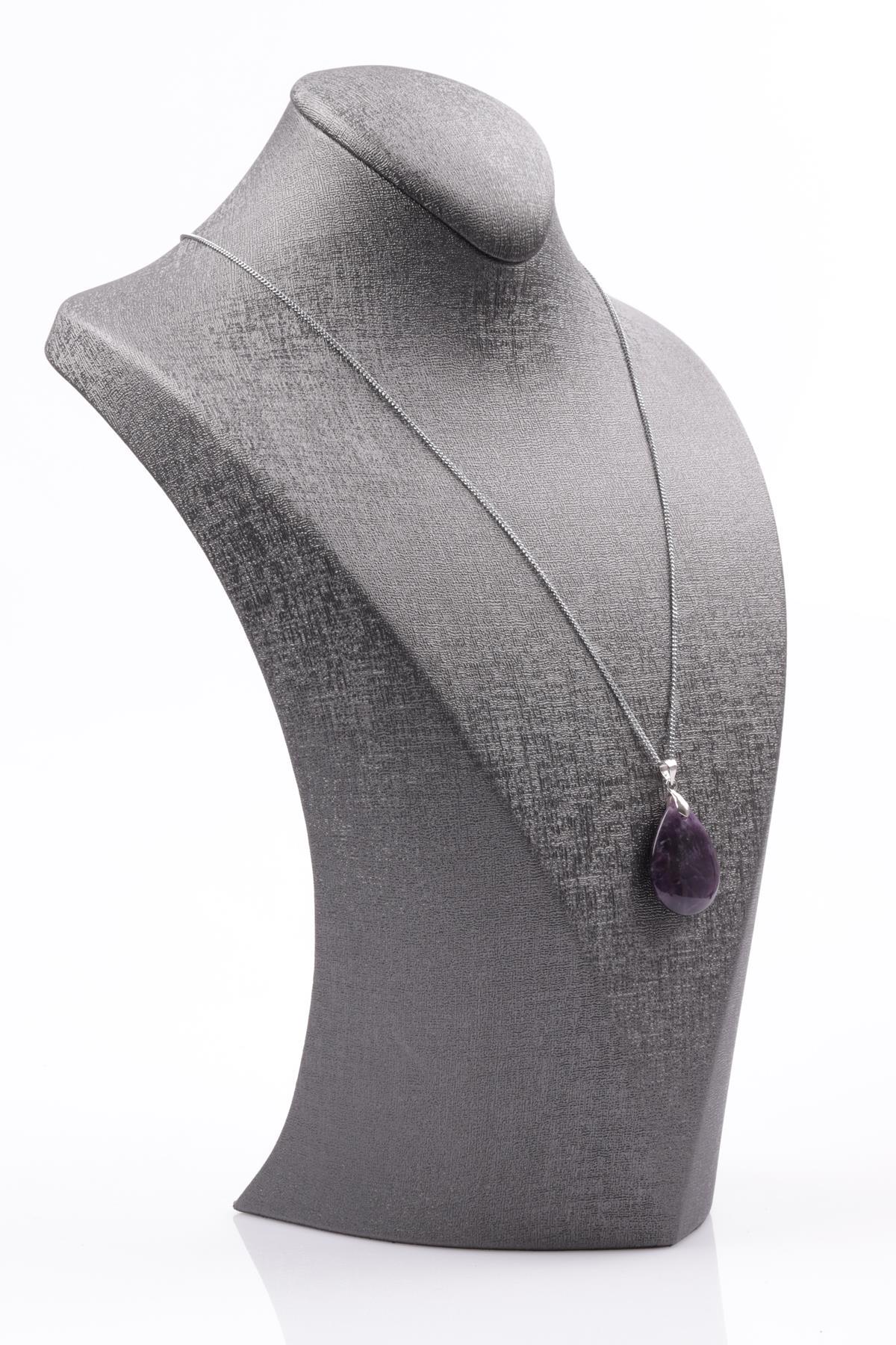 Ametist Doğal Taş Kolye