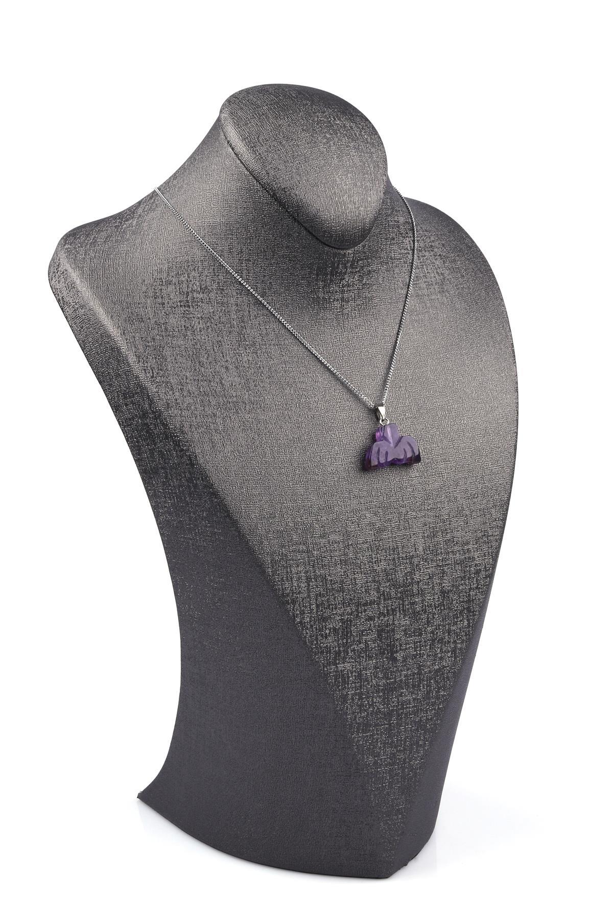 Ametist Doğal Taş Kolye