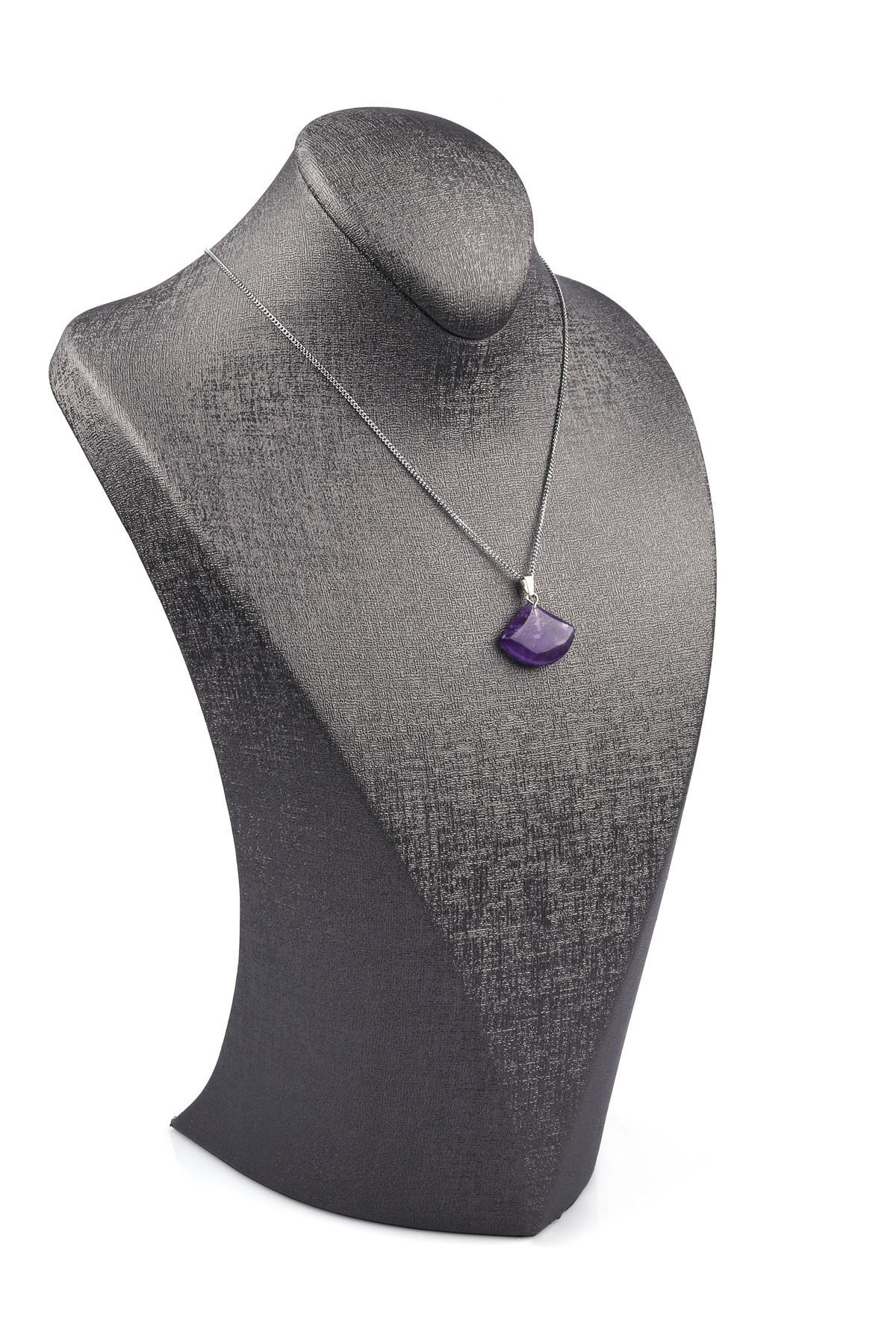 Ametist Doğal Taş Kolye