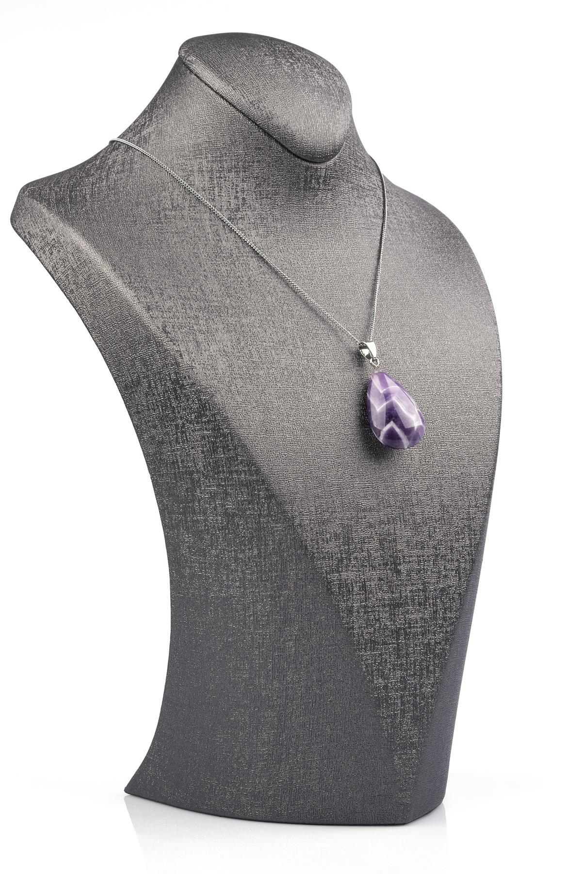 Ametist Doğal Taş Kolye