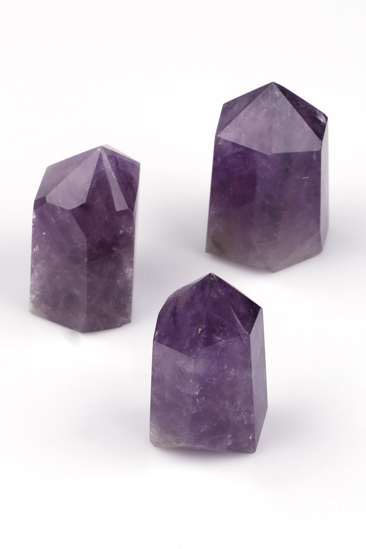 Ametist Doğal Taş Obelisk Parça