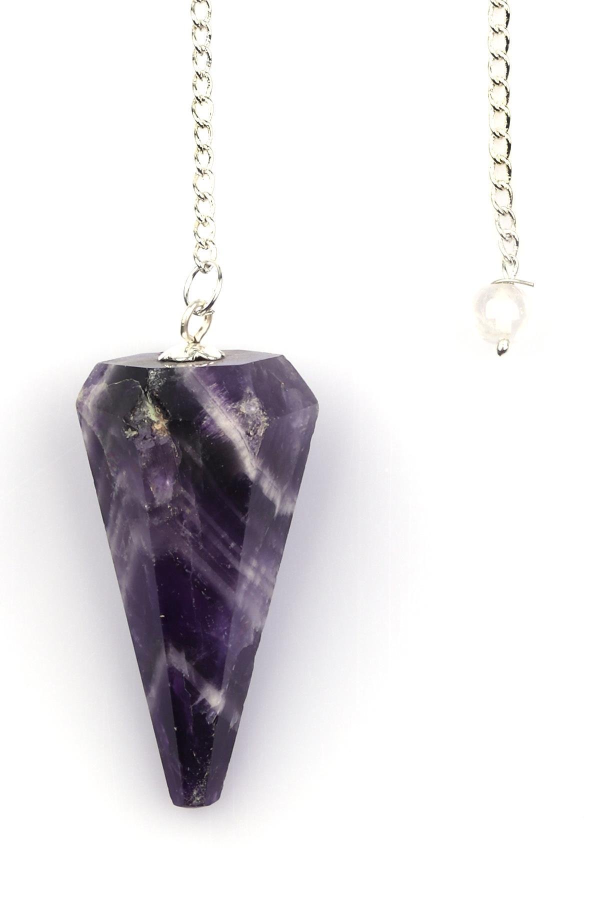 Ametist Doğal Taş Pandül