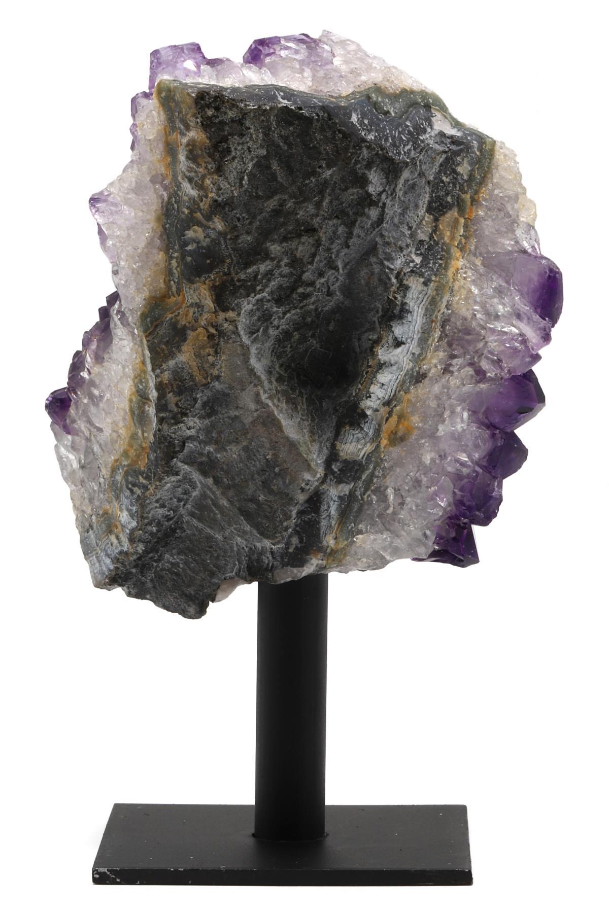 Ametist Doğal Taş Standlı Ham Parça