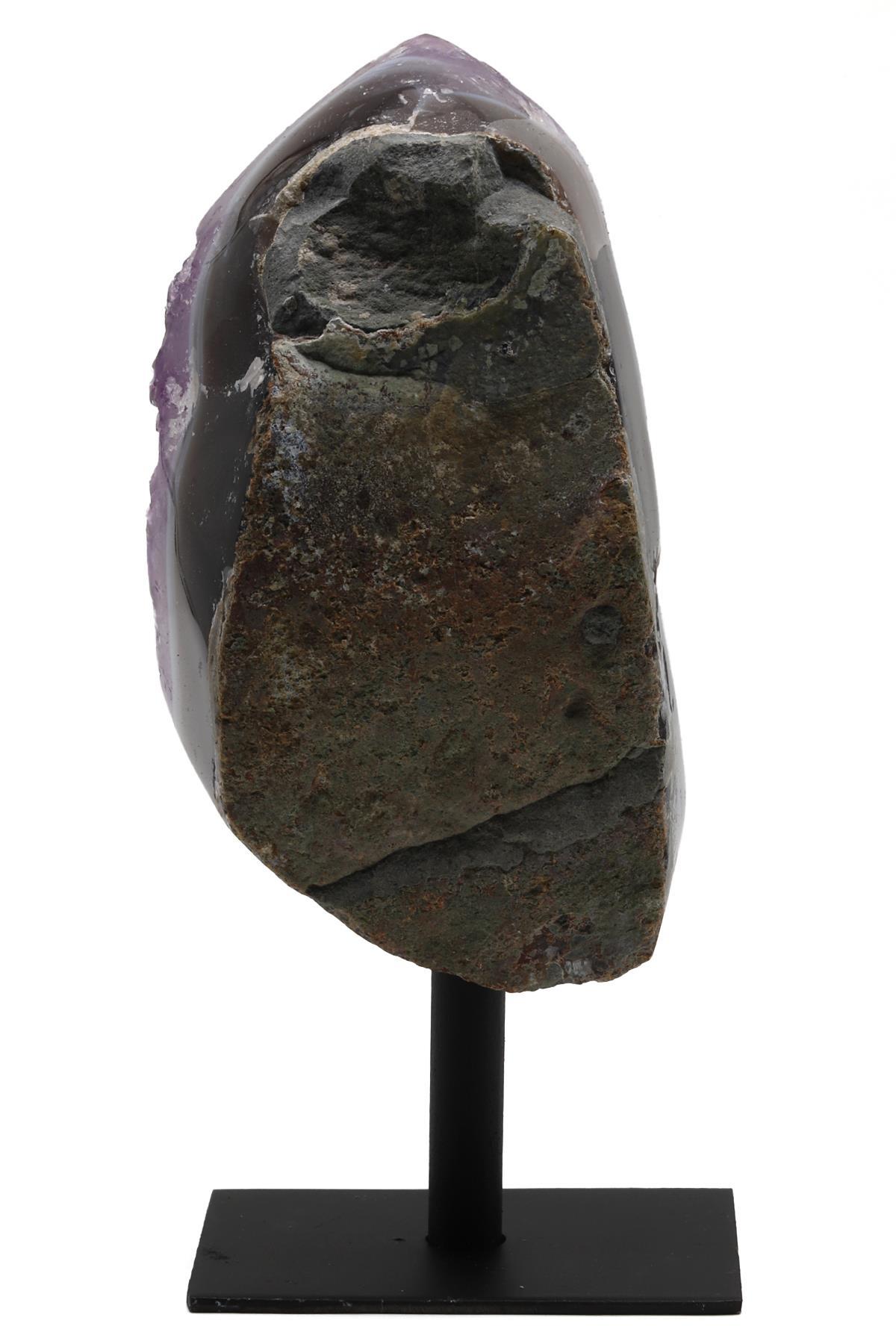 Ametist Doğal Taş Standlı Ham Parça