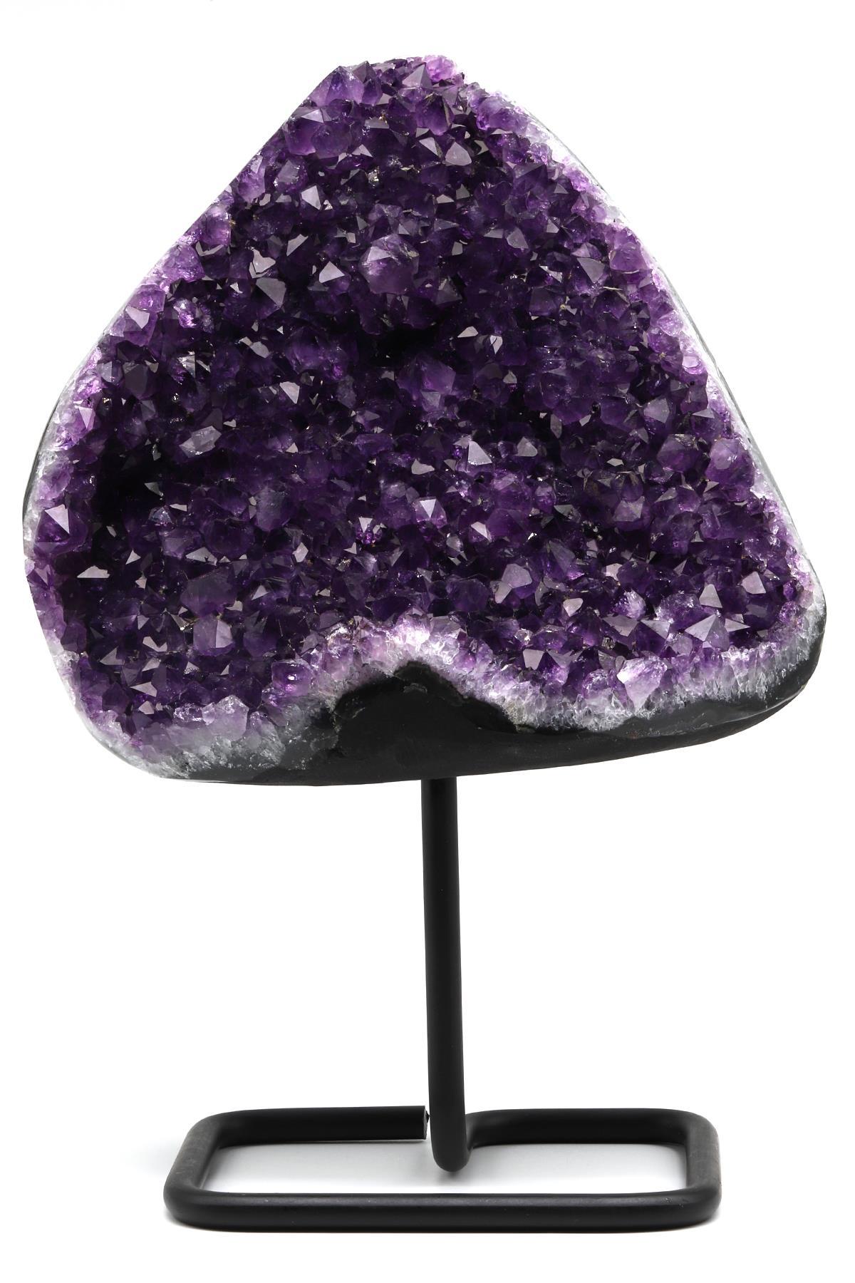 Ametist Doğal Taş Standlı Ham Parça