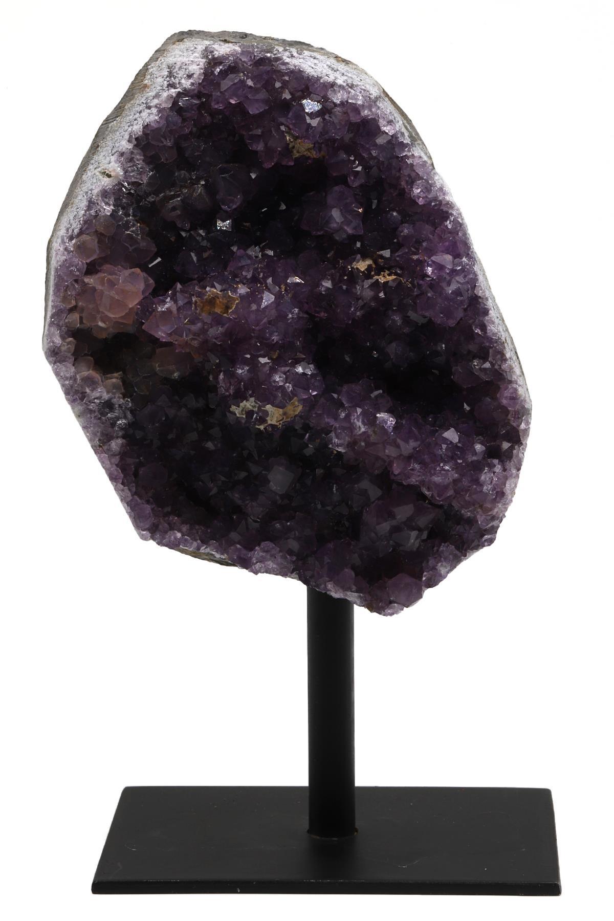 Ametist Doğal Taş Standlı Ham Parça