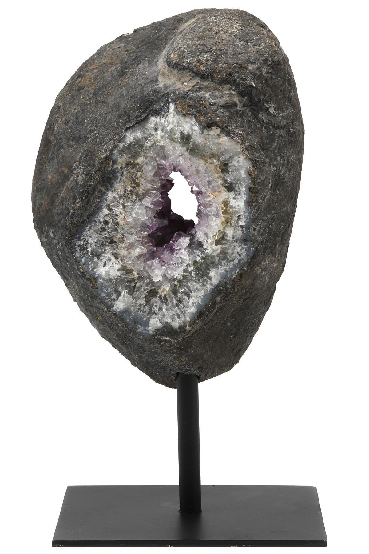 Ametist Doğal Taş Standlı Ham Parça - 2179 Gr.