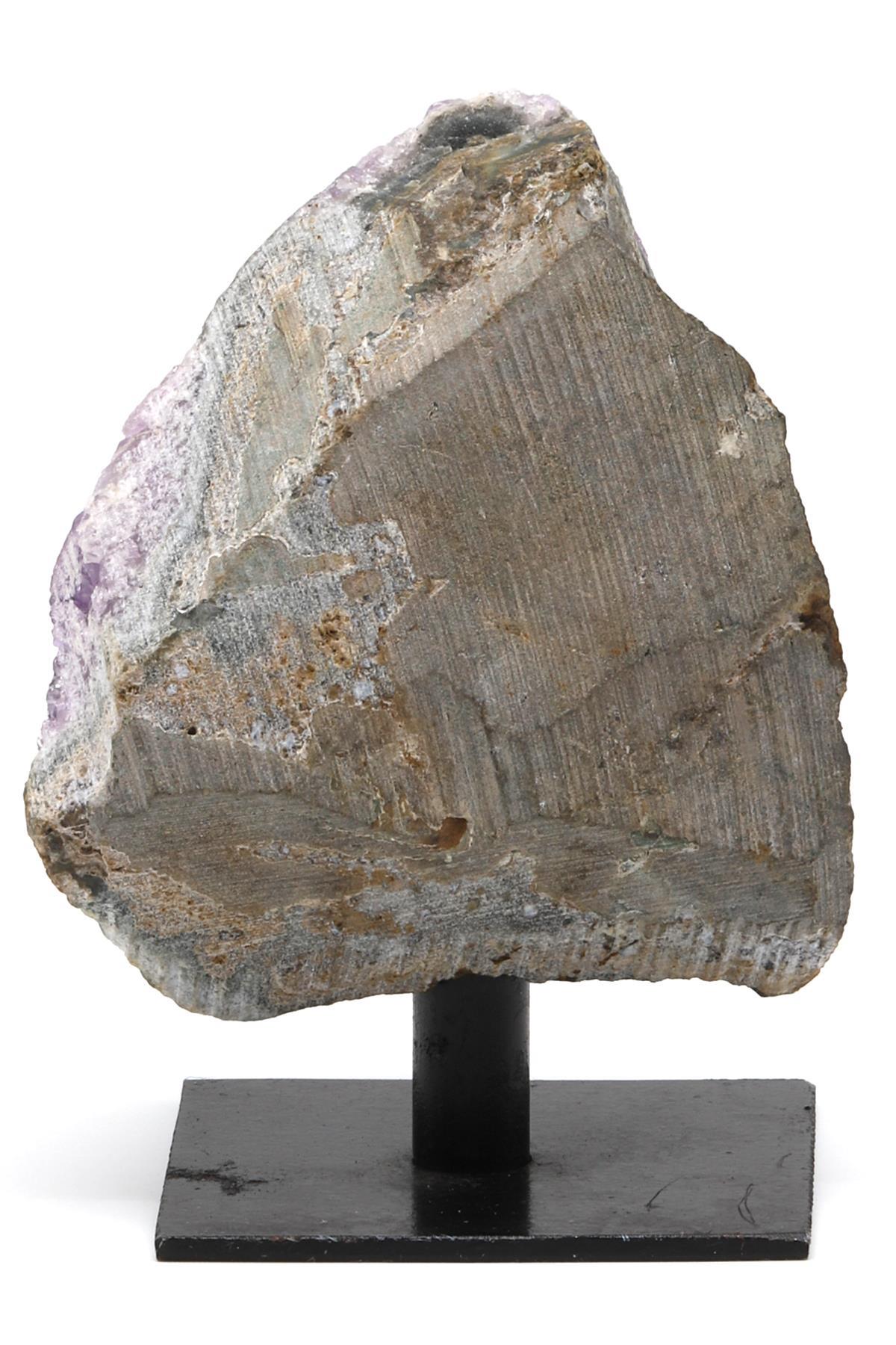 Ametist Doğal Taş Standlı Ham Parça - 301 Gr.