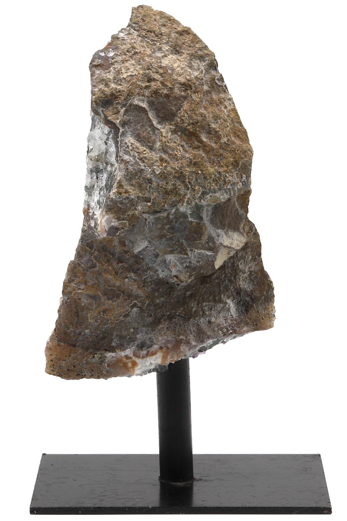 Ametist Doğal Taş Standlı Ham Parça - 474 Gr.