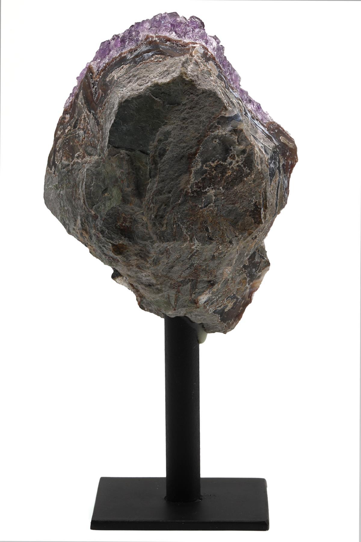 Ametist Doğal Taş Standlı Ham Parça