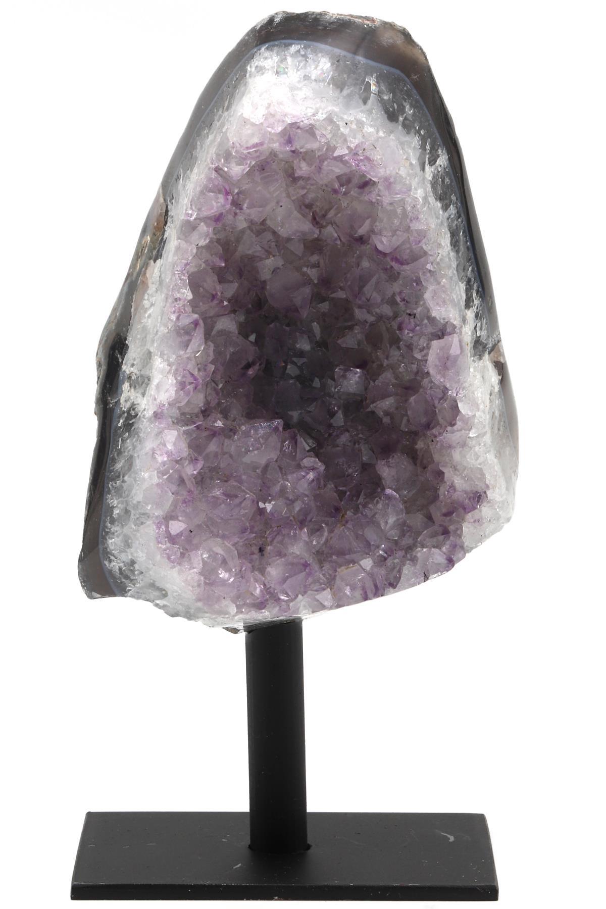 Ametist Doğal Taş Standlı Ham Parça - 530 Gr.