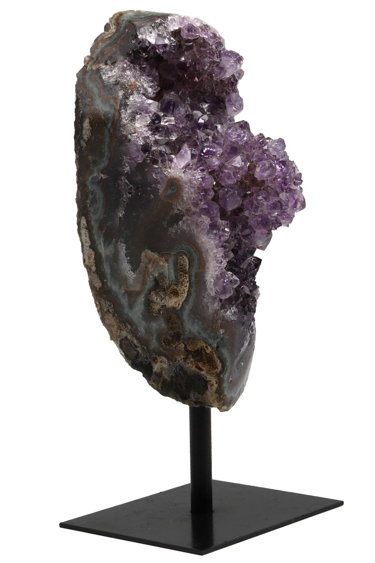 Ametist Doğal Taş Standlı Ham Parça