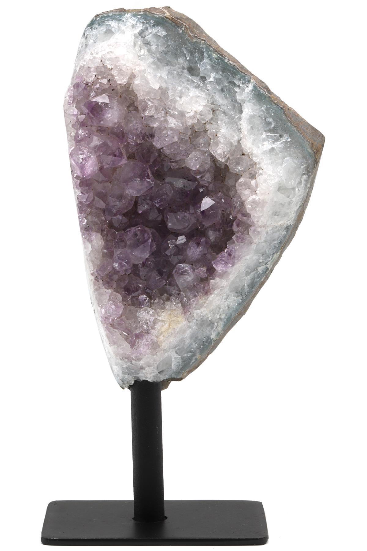 Ametist Doğal Taş Standlı Ham Parça - 576 Gr.