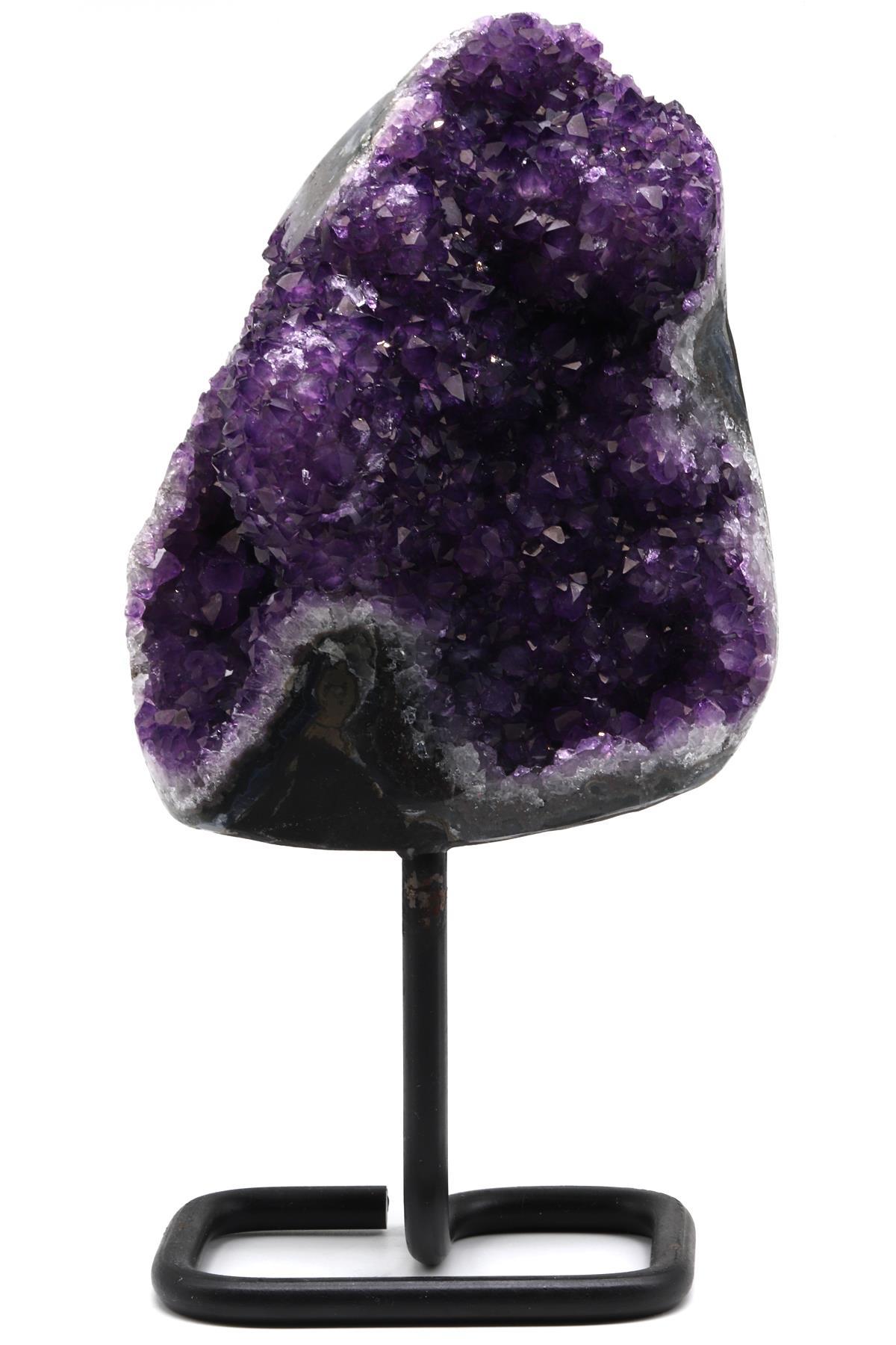 Ametist Doğal Taş Standlı Ham Parça