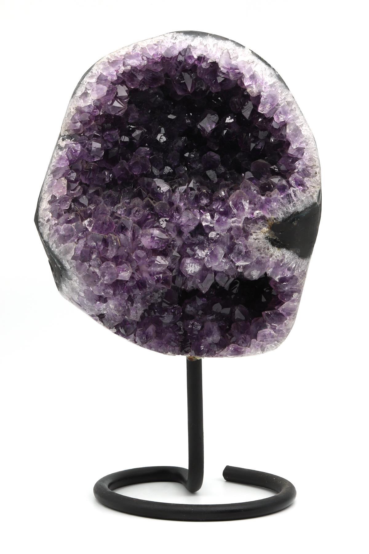 Ametist Doğal Taş Standlı Ham Parça