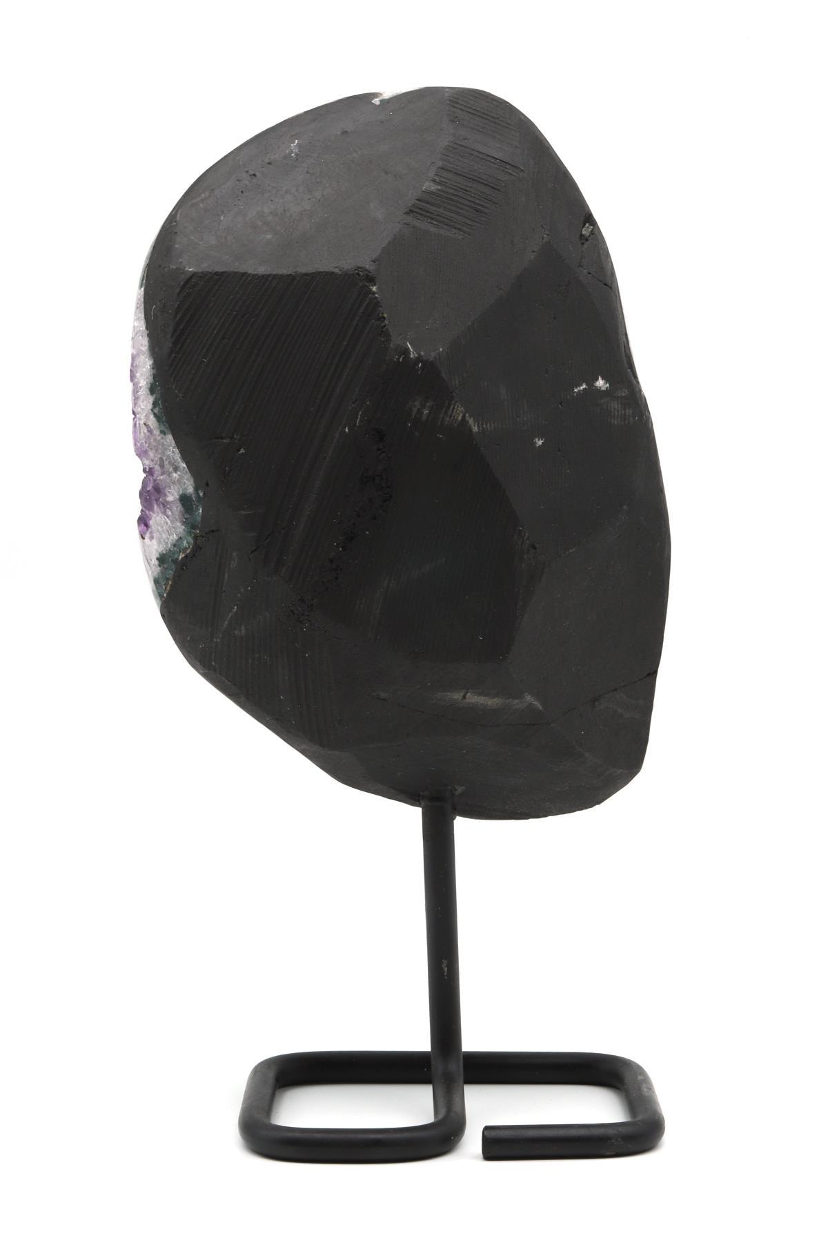 Ametist Doğal Taş Standlı Ham Parça