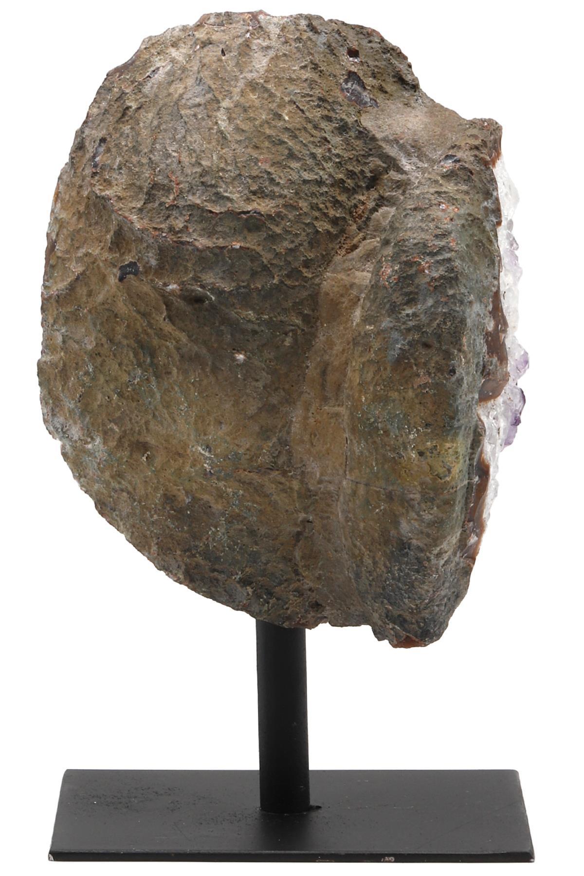 Ametist Doğal Taş Standlı Ham Parça - 765 Gr.