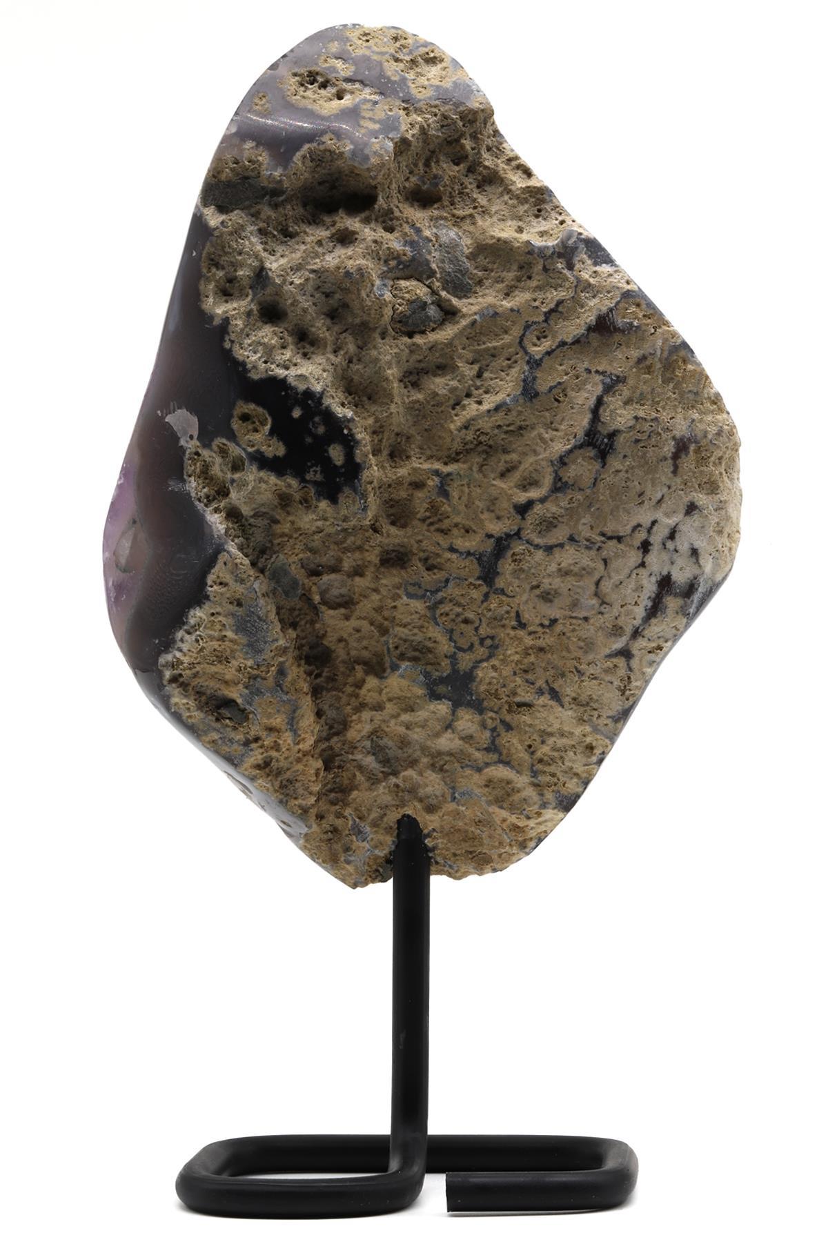 Ametist Doğal Taş Standlı Ham Parça