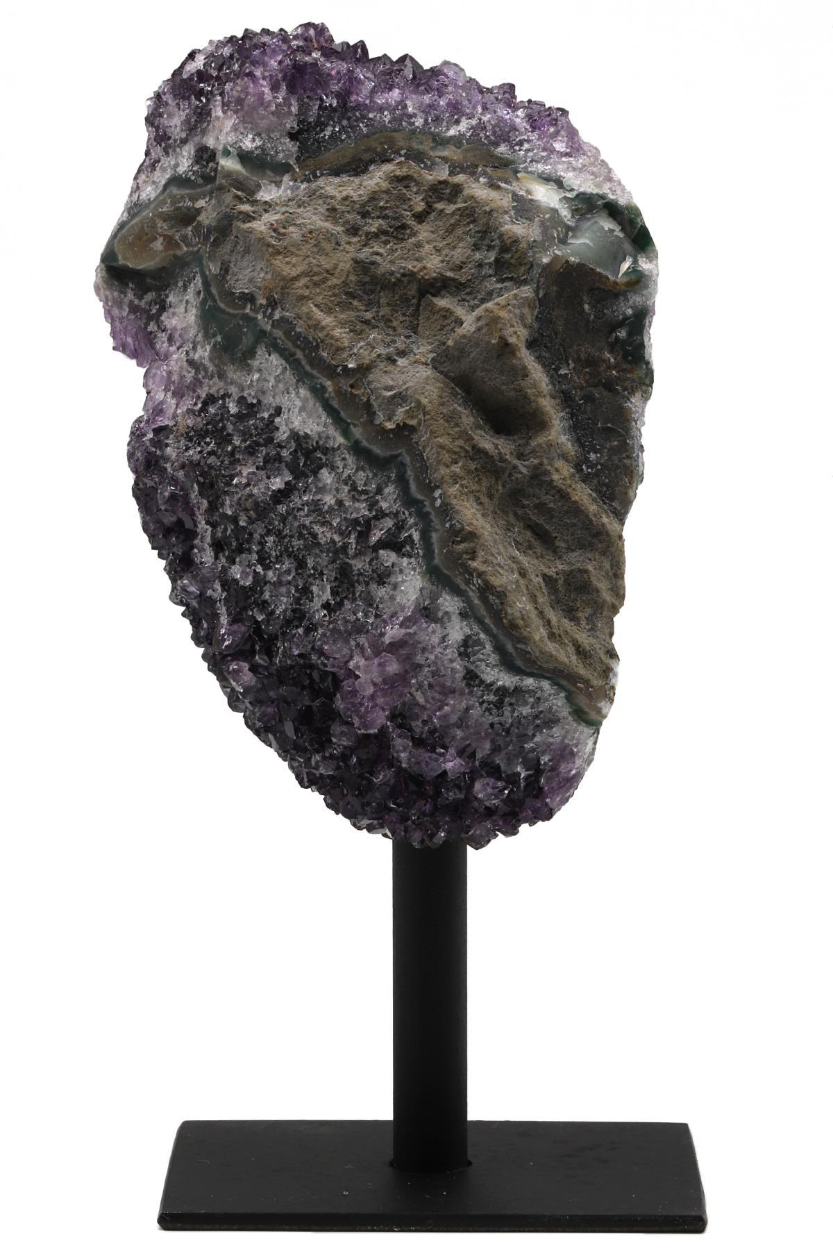 Ametist Doğal Taş Standlı Ham Parça