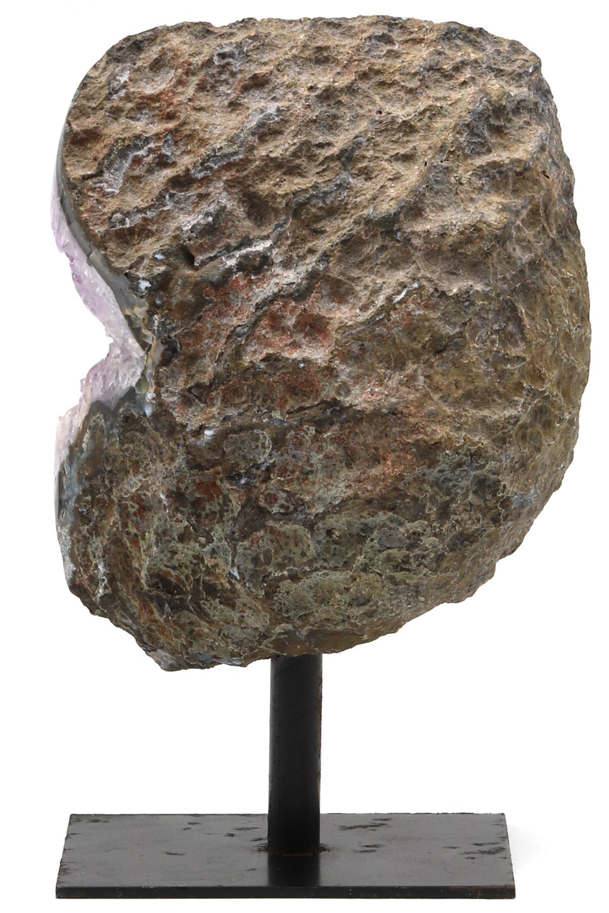 Ametist Doğal Taş Standlı Ham Parça - 933 Gr.