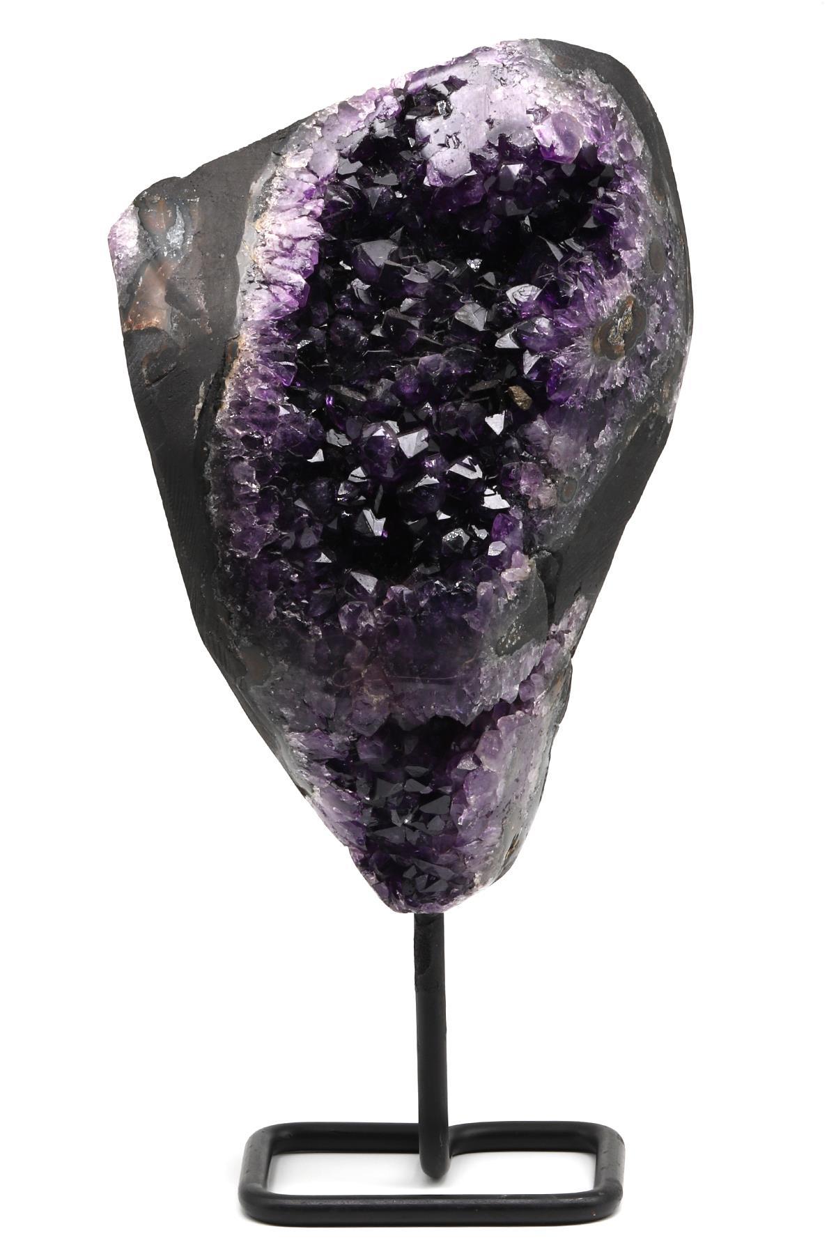 Ametist Doğal Taş Standlı Ham Parça