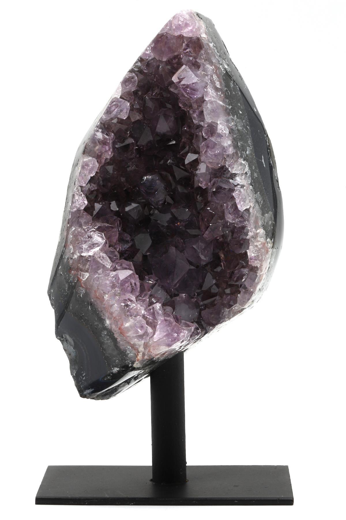 Ametist Doğal Taş Standlı Ham Parça