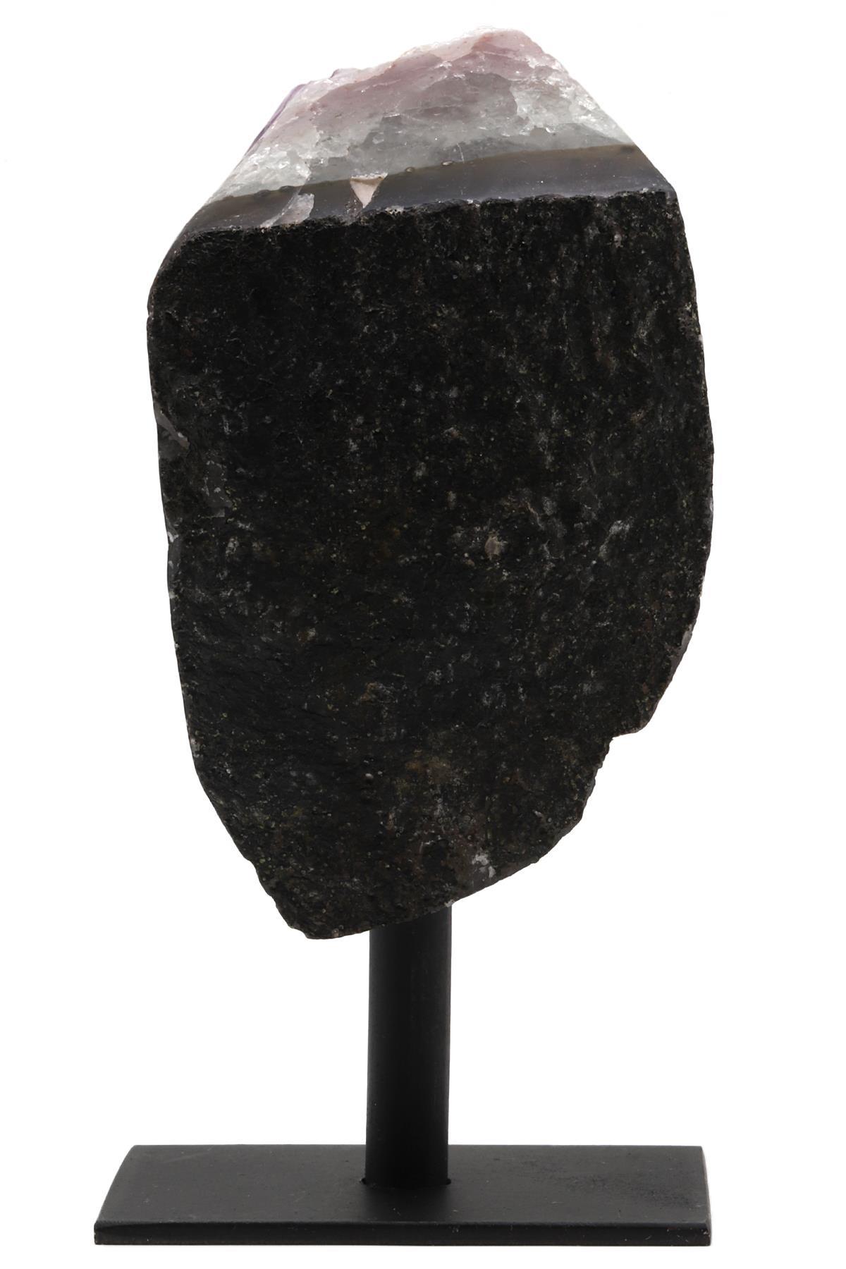 Ametist Doğal Taş Standlı Ham Parça