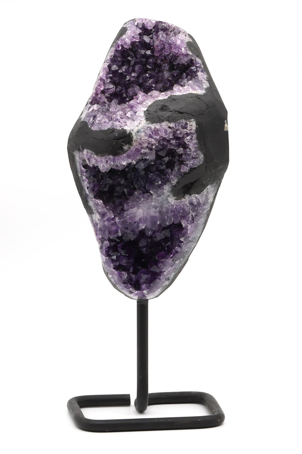 Ametist Doğal Taş Standlı Ham Parça