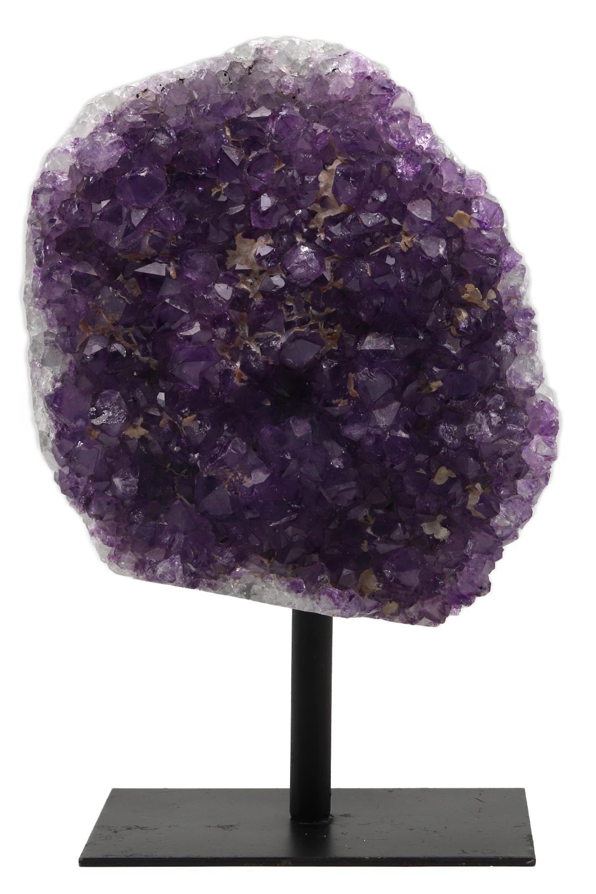 Ametist Doğal Taş Standlı Ham Parça