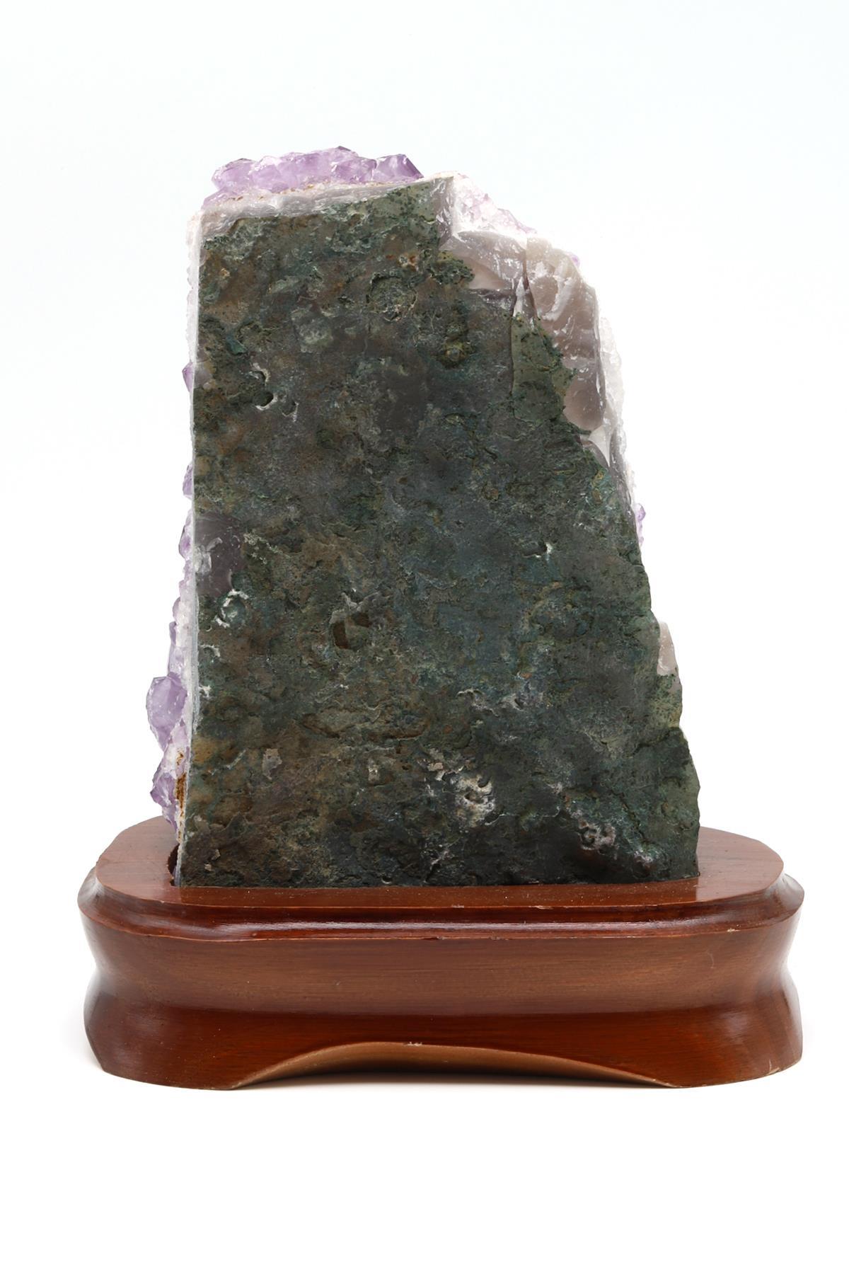 Ametist Doğal Taş Standlı Ham Parça