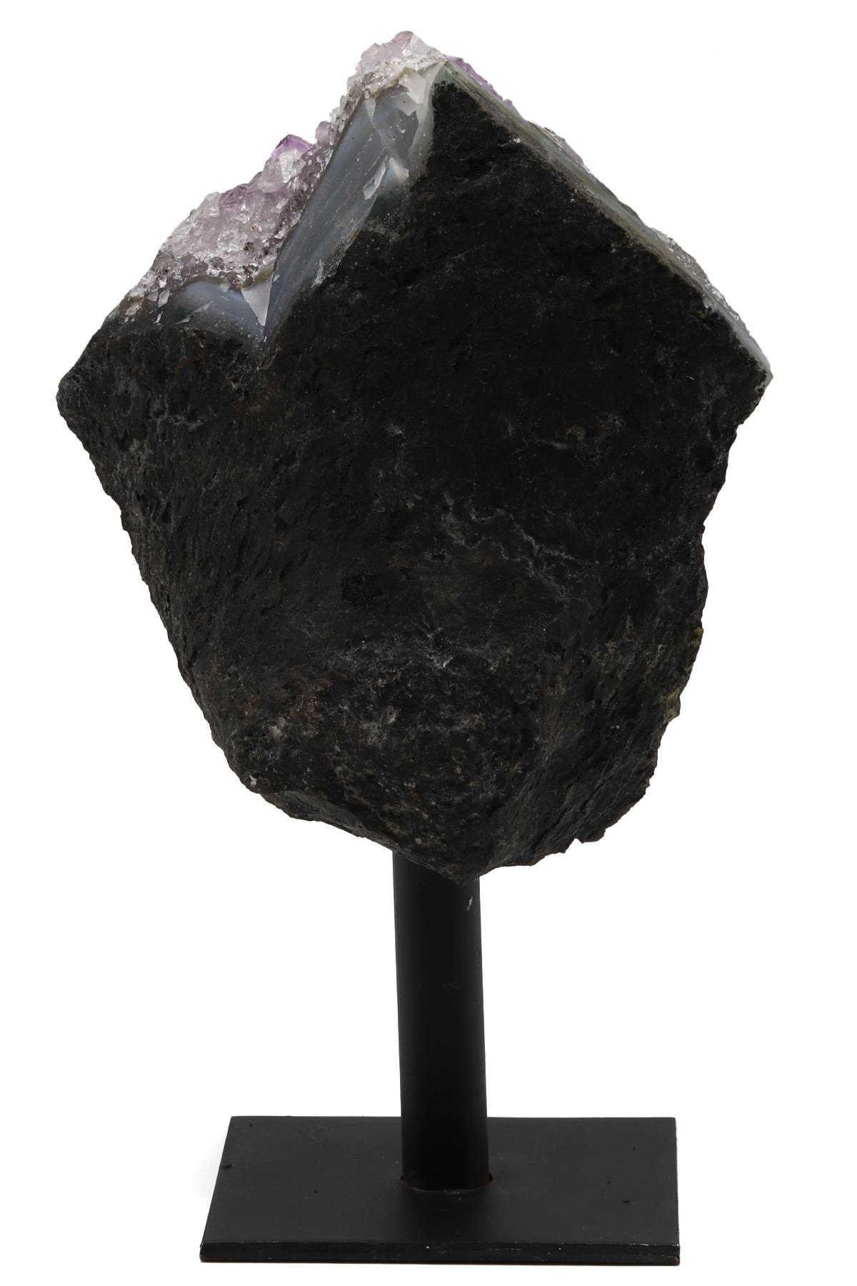 Ametist Doğal Taş Standlı Ham Parça