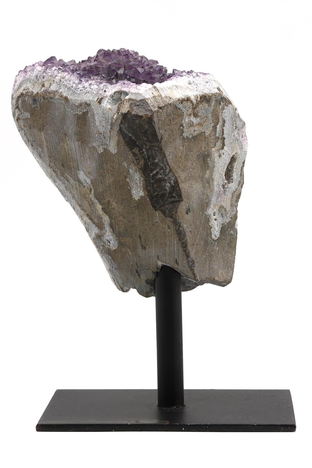Ametist Doğal Taş Standlı Ham Parça