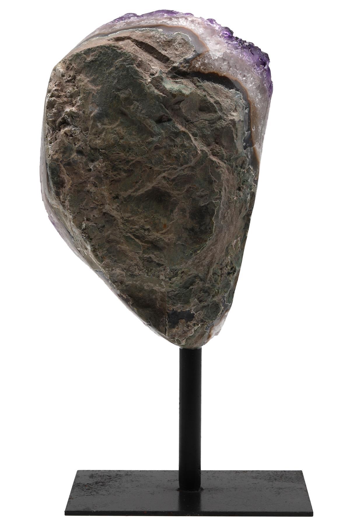 Ametist Doğal Taş Standlı Ham Parça