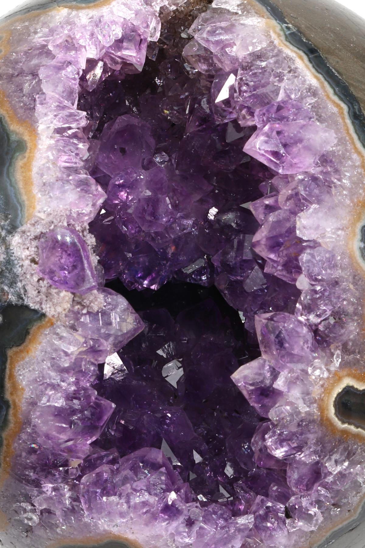 Ametist Doğal Taş Standlı Küre