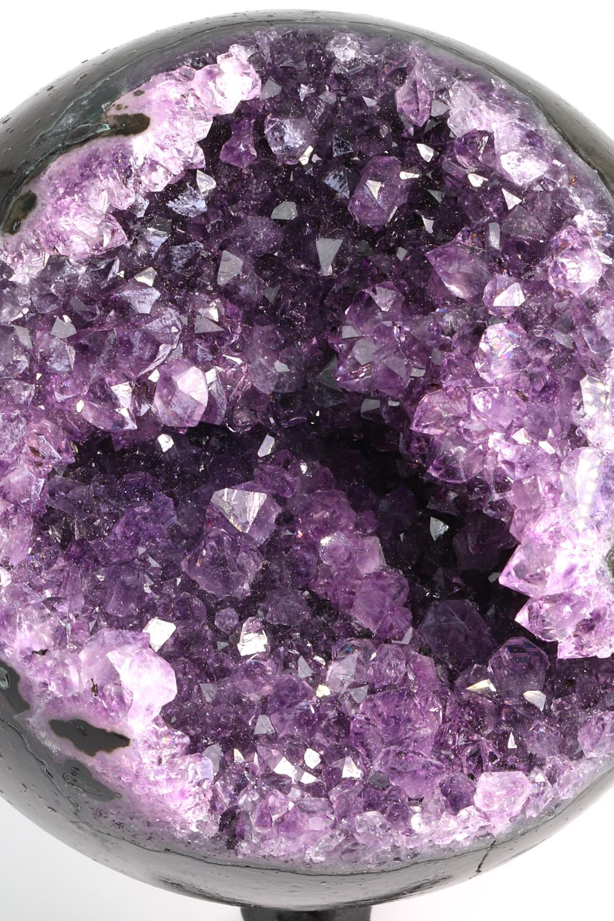 Ametist Doğal Taş Standlı Küre