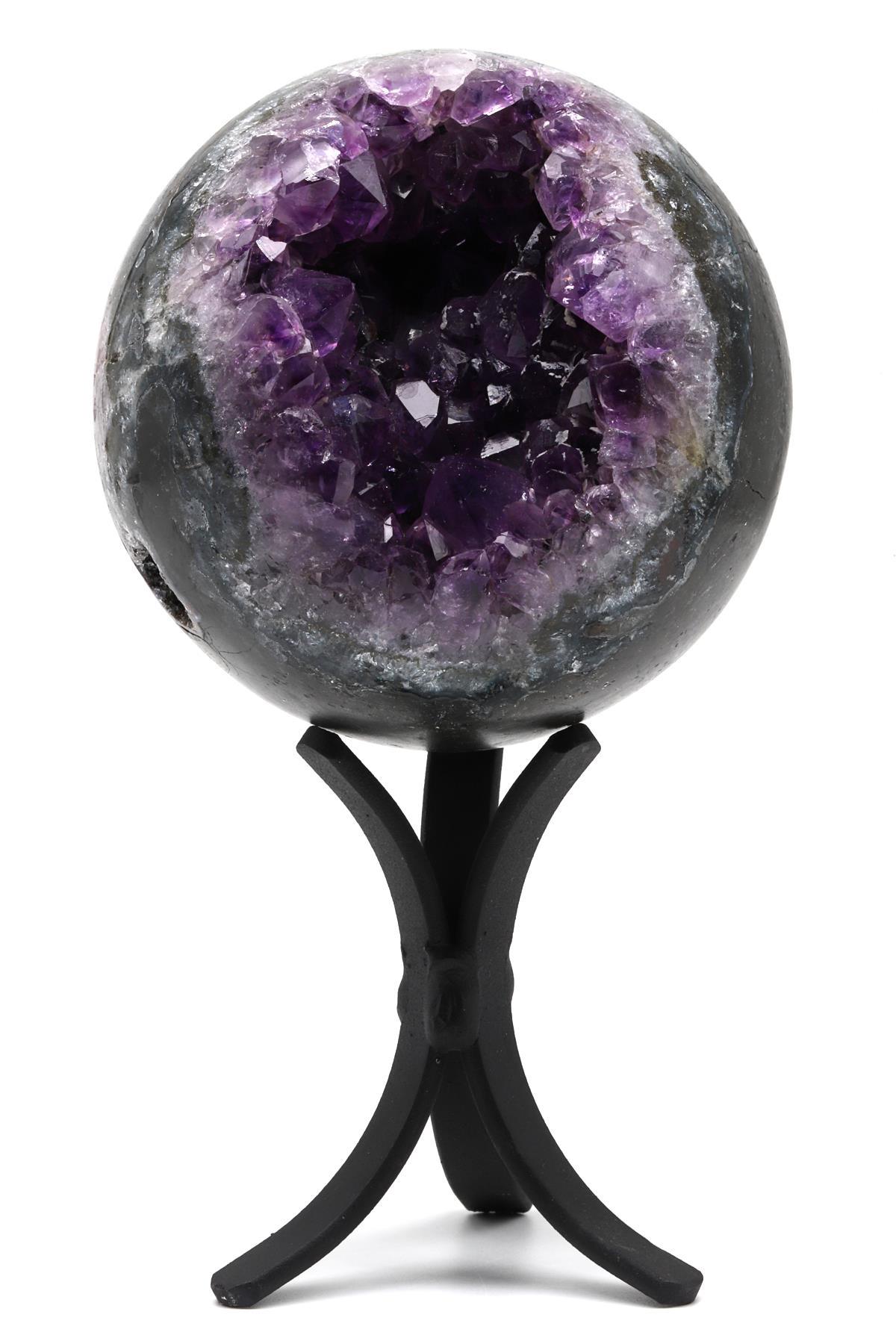 Ametist Doğal Taş Standlı Küre