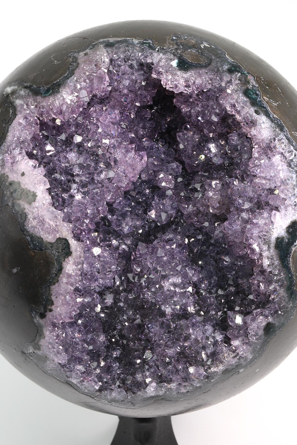 Ametist Doğal Taş Standlı Küre